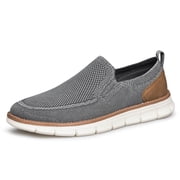 ShySun Mens Casual Oxfords Shoes Mesh Breathable Walking Work Sneakers Comfortable Lightweight