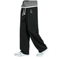 thumbnail image 1 of Mens Casual Pants Men's Sweatpants Sweatpants Men's Straight Leg Casual Pants Loose Wide Leg Sweatpants, 1 of 3