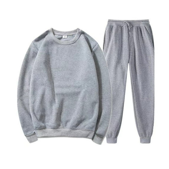 Mens Casual Pants Sets With Hoodie Plus Leisure Winter Hooded Plush Suits Sweaters Top Trousers Pants for Men