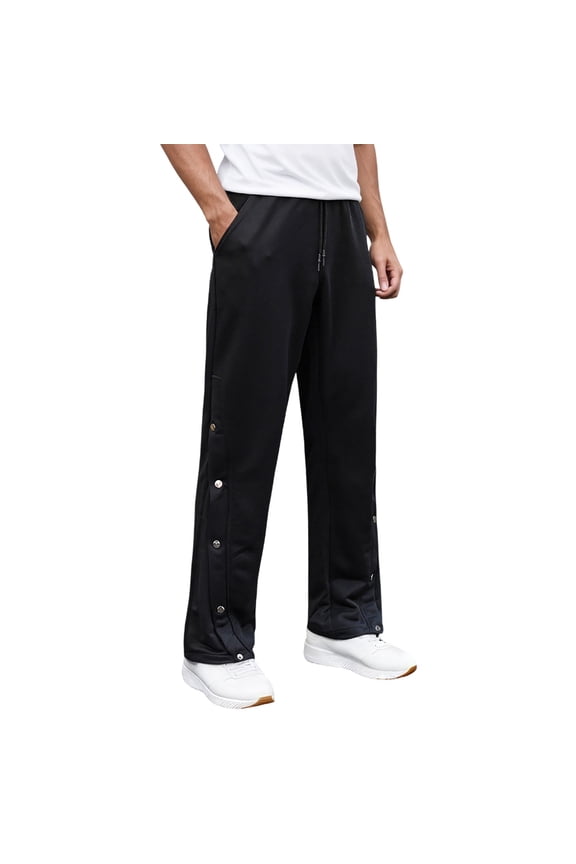 Mens Casual Pants Slacks for Men Men's Casual Pants Solid Color Comfortable Flat Front Trousers for Business and Daily Wear