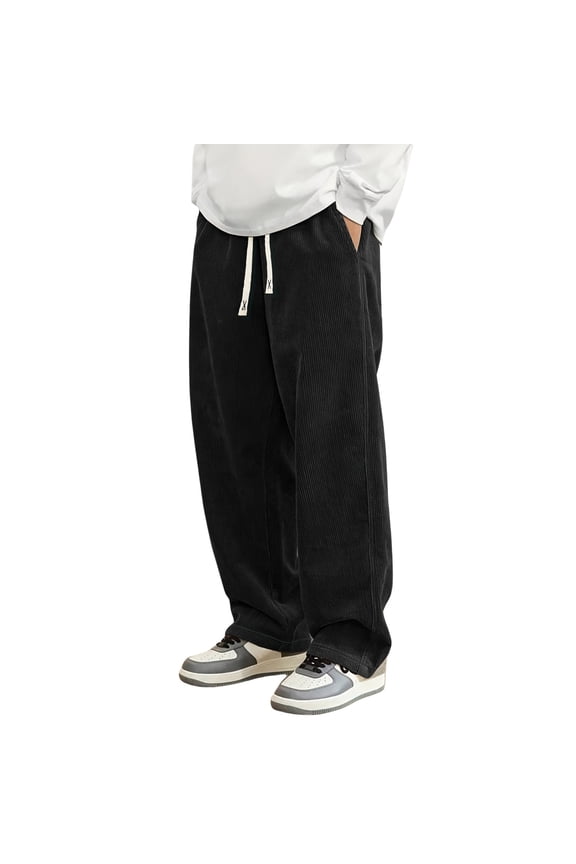 Mens Casual Pants Stretch Trousers With Pockets Clothes
