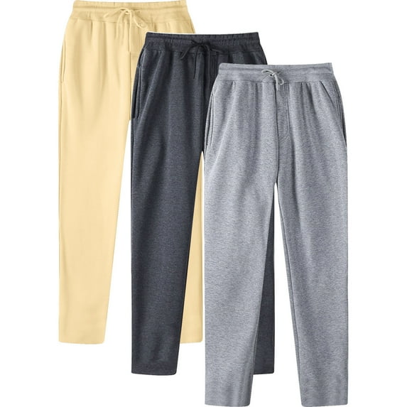 Mens Casual Pants Warm Bedroom Memory Pants Men Slim Fit Mens Scrub with Pockets Male Hop Casual Solid Color Track Lace Up Workout With Pocket 3 Pcs Green XXL