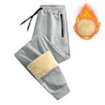 thumbnail image 1 of Mens Casual Pants with Pockets Men's Casual Baggy Pants Wide Leg Lounge Travel Pants Streetwear with Pockets Fleece, 1 of 7