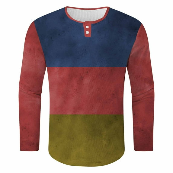 Men's Long Sleeve Cotton Linen Shirt Mens Cotton Linen Button Down Henley Shirt Casual Stylish Solid Plain Roll-Up Long Sleeve Dress Shirts Regular-Fit Lightweight Vintage Workout Hippie Tee Shirts