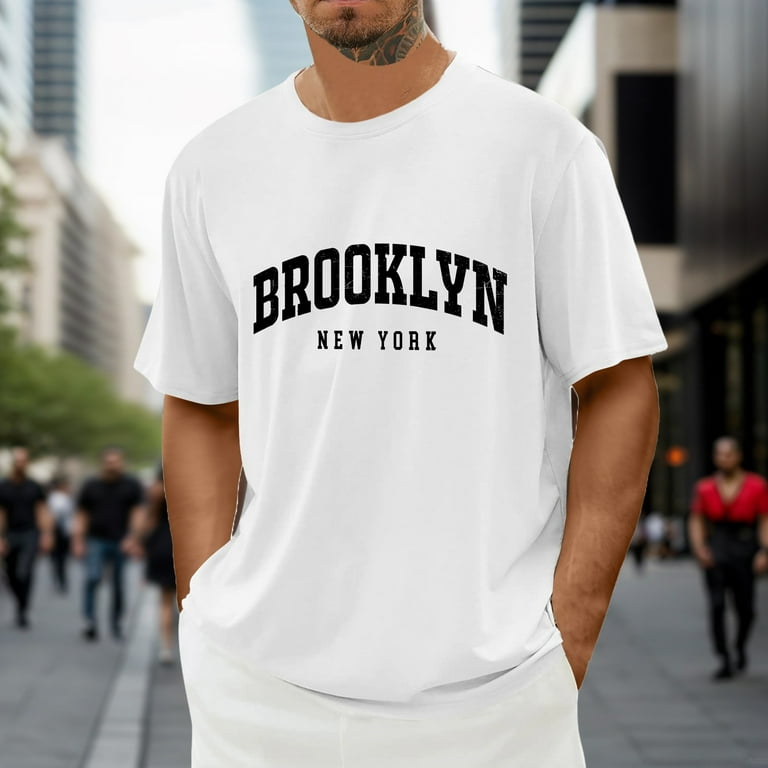 Mens Casual Shirts Liquidation Pallets Tee Shirts Male Oversize Spring And Summer Trend Young Large Size Pattern Printing Short Sleeve T Shirt Top White XXL Walmart