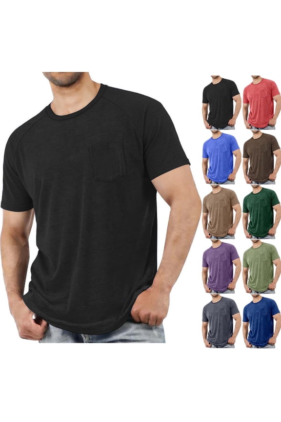 Mens Casual Shirts, Men's Button Placket Solid Color Short Sleeved Top Lapel Basic Texture Short Sleeved Collar Top/shirt S, White