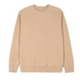 thumbnail image 1 of Mens Casual Shirts Qiggri Men's Casual Solid Colour Round Neck Sports Top Long Sleeved Top, 1 of 6