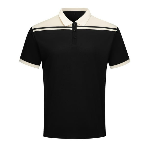 Mens Casual Shirts Qiggri Summer Collar Button Short Sleeved Top Business Top Casual Short Sleeved Top Collar Top/Shirt Men's Shirts