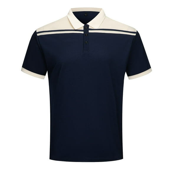 Mens Casual Shirts Qiggri Summer Collar Button Short Sleeved Top Business Top Casual Short Sleeved Top Collar Top/Shirt Men's Shirts