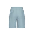 thumbnail image 1 of Mens Casual Shorts Casual Solid Color Elastic Waist Drawstring Sports Lightweight Breathable Pocket Shorts, 1 of 4