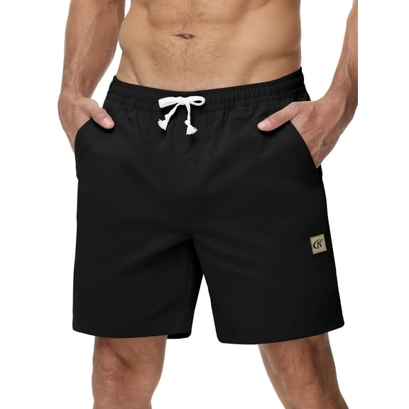 Mens Casual Shorts Cotton Drawstring Summer Beach Stretch Twill Chino Golf Shorts Whit Zipper Pockets 36