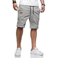 thumbnail image 1 of Mens Casual Shorts - Cotton Drawstring Summer Beach Stretch Twill Chino Golf Shorts, 1 of 7