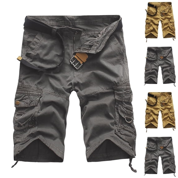 Mens Casual Shorts - Men's Flat Front Short Running Shorts Gym Shorts Quick Dry Activewear Summer Lightweight Quick Dry Shorts Mens Gym Shorts with Pockets