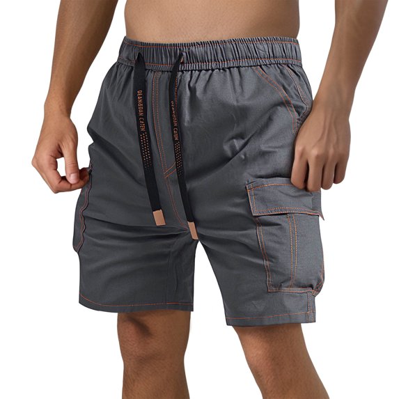 Mens Casual Shorts Men's Hiking Cargo Shorts Outdoor Men's Summer Beach Shorts Quick Dry Athletic Workout Gym Shorts for Running Casual Activewear