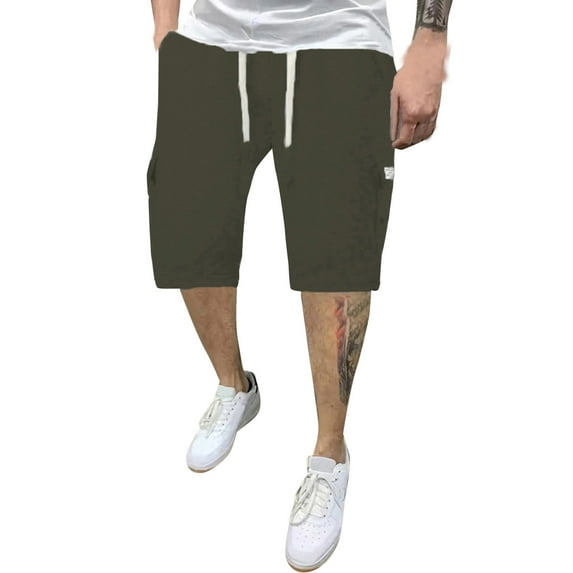 Mens Casual Shorts Men's Hiking Cargo Shorts Outdoor Men's Summer Beach Shorts Summer Lightweight Quick Dry Shorts Activewear Workout Shorts for Men