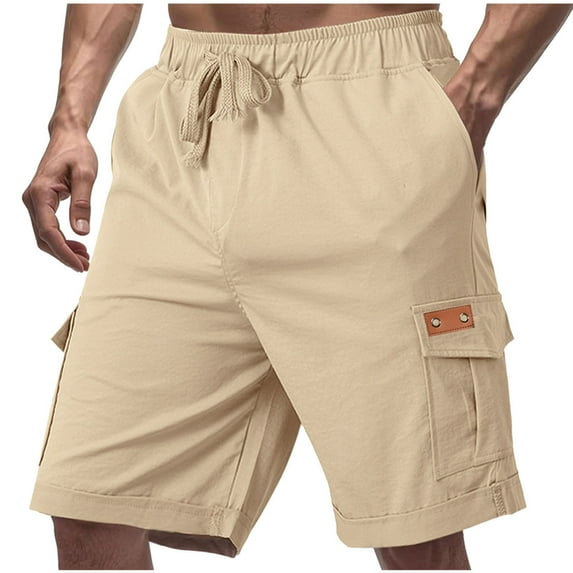 Mens Casual Shorts Multi-Pockets Classic Half Pants Summer Jogging Sport Short