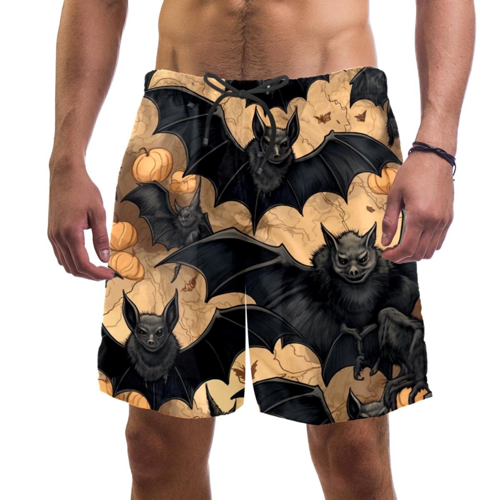Mens Casual Shorts Surf Beach Shorts Quick Dry Swim Trunks with