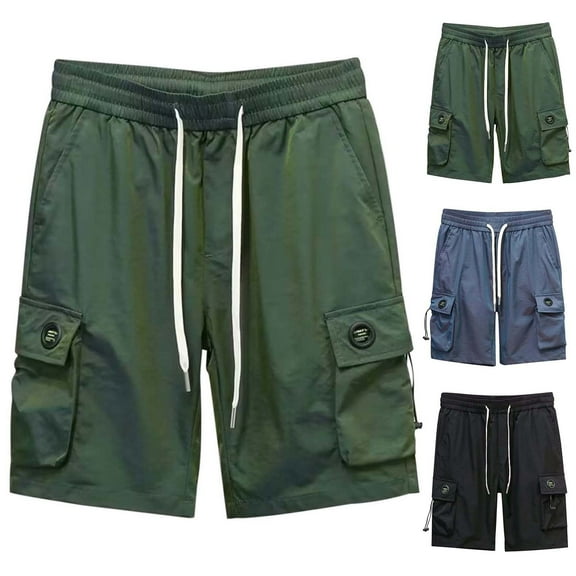 Mens Casual Shorts - Workout Shorts Men Casual Running Casual Work Hiking Shorts Quick Dry Athletic Workout Gym Shorts Mens Gym Shorts with Pockets