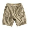 thumbnail image 1 of Mens Casual Smart Cargo Shorts Military Army Paratrooper Vintage Style Shorts, 1 of 6
