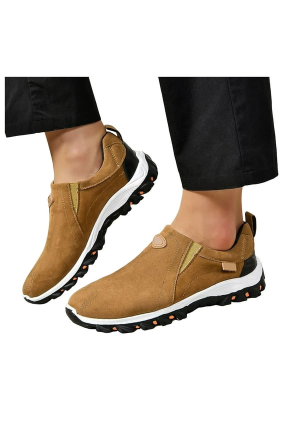 Mens Casual Sneakers Non Slip Lightweight Sport Running Shoes Comfortable Slip On Walking Shoes