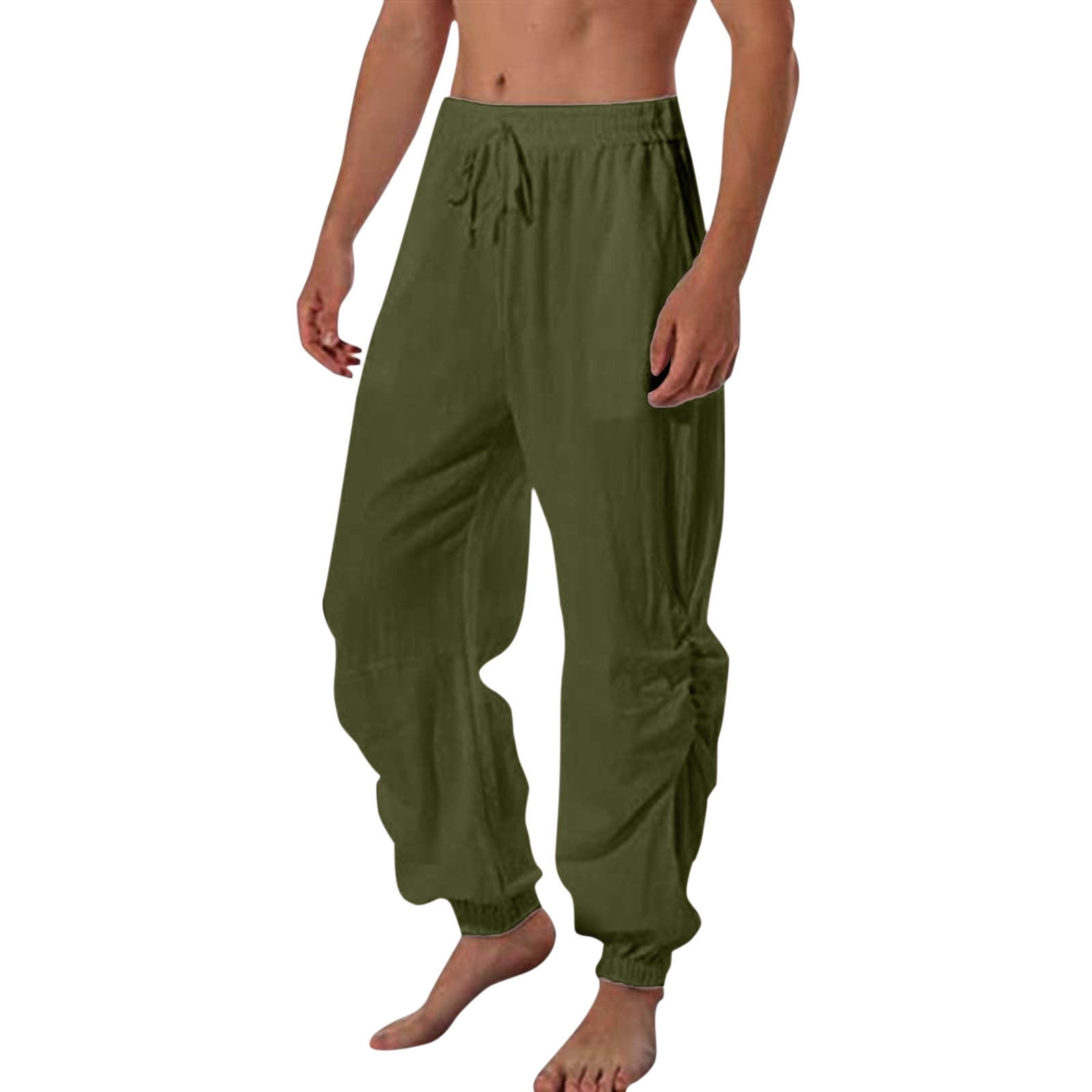 Summer Men's Casual Loose Cargo Pants Military Tactical Jogging Trousers  Men's Straight Loose Cotton Wide-leg Harem Pants Ropa - Casual Pants -  AliExpress