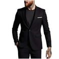 thumbnail image 1 of Mens Casual Sport Coat Qiggri Mens Blazer Jacket Slim Fit Casual One Button Sport Coats, 1 of 3