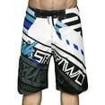 thumbnail image 1 of Mens Casual Swim Trunks Quick Dry Printed Summer Beach Shorts Mens Bañador Drawstring with Elastic Waist and Pockets, 1 of 6
