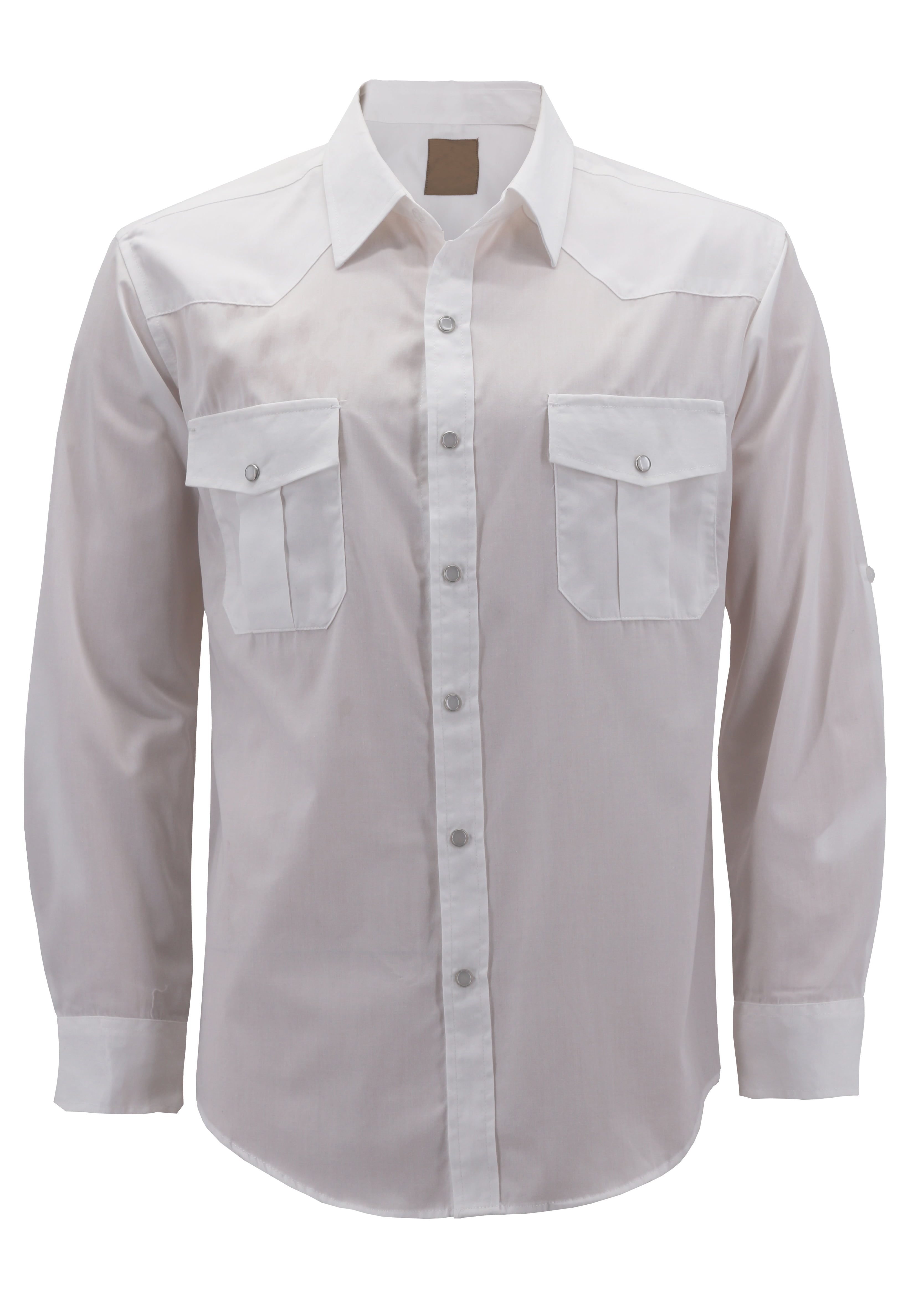 White snap button shirt shop