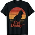 thumbnail image 1 of Mens Cat Daddy Funny Cat Lover - Cat Dad T-Shirt, 1 of 4