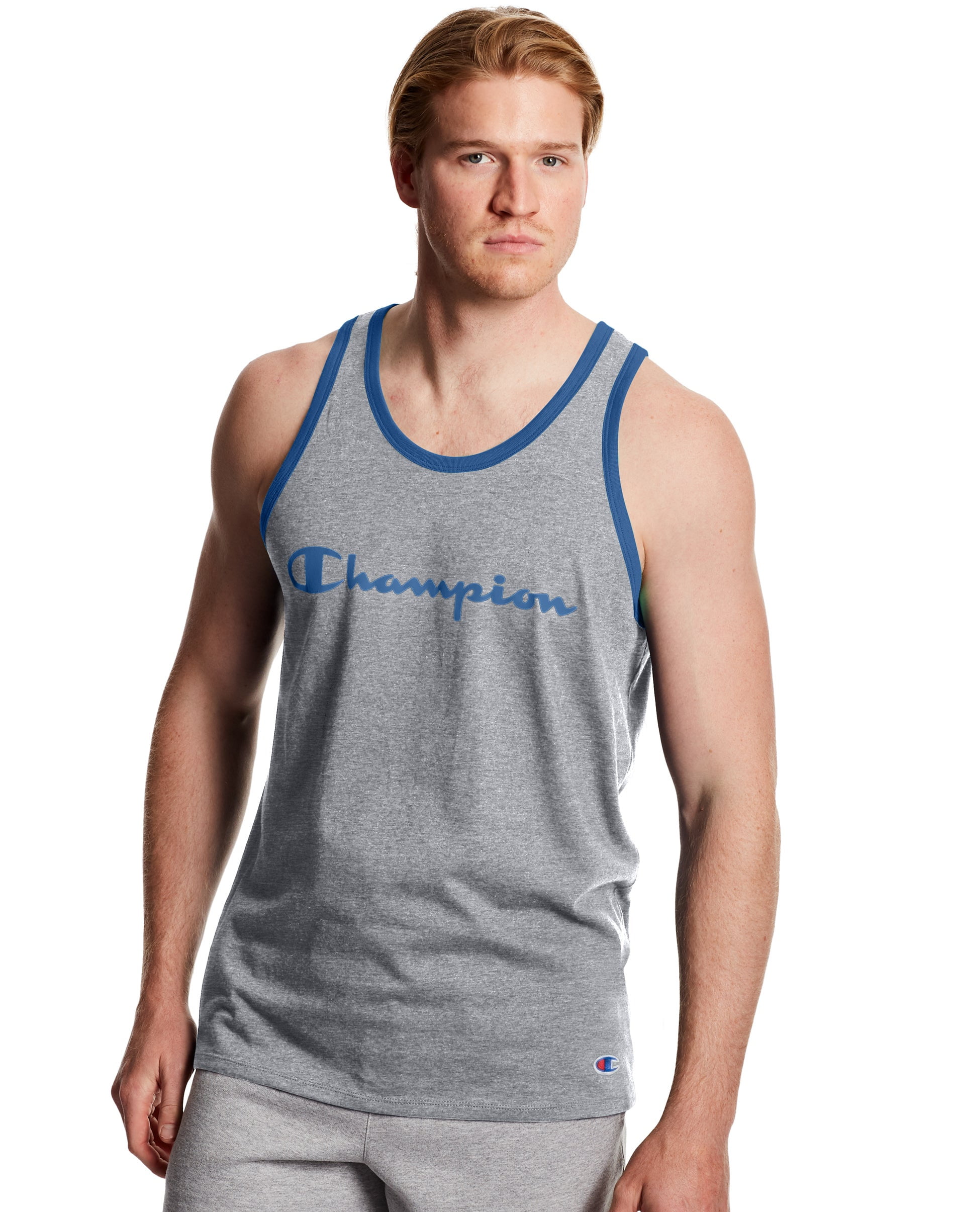 Mens Champion Graphic Ringer Tank Top - Walmart.com