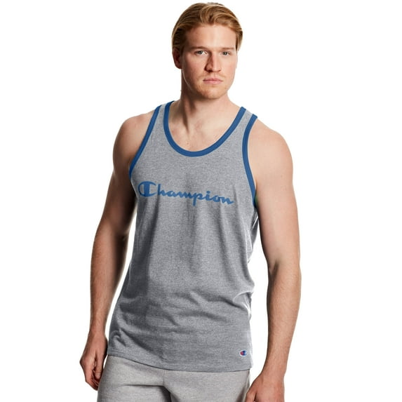 Mens Champion Graphic Ringer Tank Top