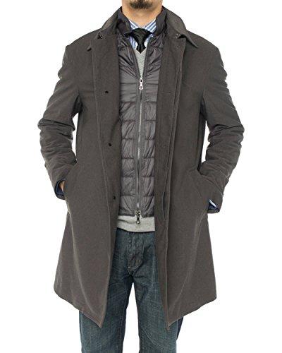 Mens Charcoal Gray Coat Luciano Natazzi Insulated Lining - image 1 of 5