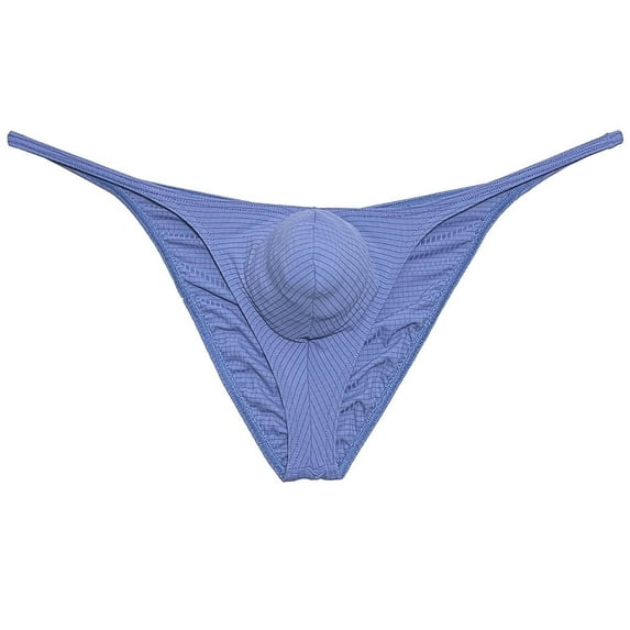 Mens Checkered Cheeky Briefs Underwear Pucker Back Hipster Panties Butt Lift Bikini Briefs Gray M