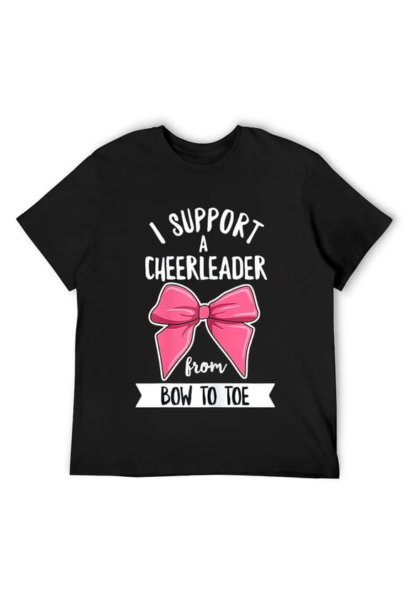 Mens Cheer Girl Quote for a Cheerleading Girl T-Shirt Black