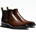 thumbnail image 1 of Mens Chelsea Work Boots Casual Business Dress High top Boots Ankle Dress Boots Men's Oxford Boots, 1 of 5