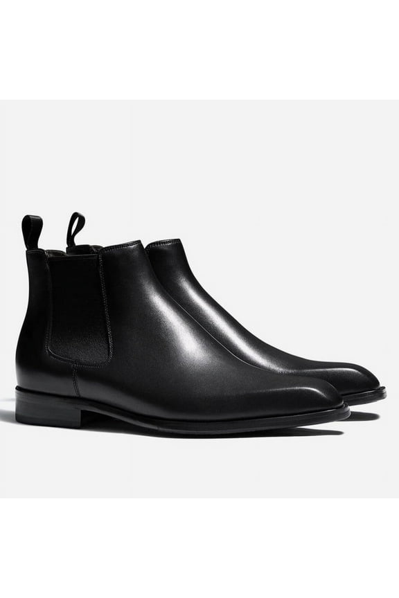 Mens Chelsea Work Boots Casual Business Dress High top Boots Ankle Dress Boots Men's Oxford Boots