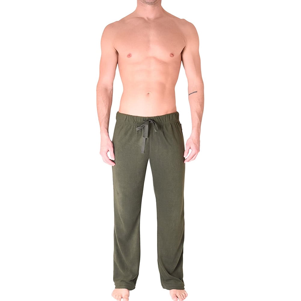Mens Cherokee Polar Fleece French Terry Knit Pajama Pants Sleepwear Navy XL Walmart