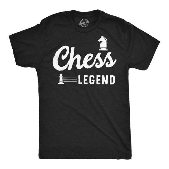 Mens Chess Legend Funny T Shirt Sarcastic Graphic Tee for Men Graphic Tees