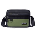thumbnail image 1 of Mens Chest Bag Shoulder Backpack | Lightweight Breathable Water-Resistant Polyester | Multi-Pocket Secure Storage | 25x19x7cm | Adjustable Strap for Running, Cycling, Travel, Outdoor Versatile Use, 1 of 2