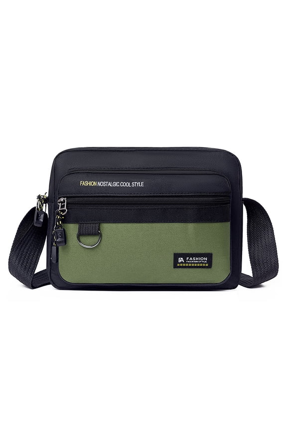 Mens Chest Bag Shoulder Backpack | Lightweight Breathable Water-Resistant Polyester | Multi-Pocket Secure Storage | 25x19x7cm | Adjustable Strap for Running, Cycling, Travel, Outdoor Versatile Use