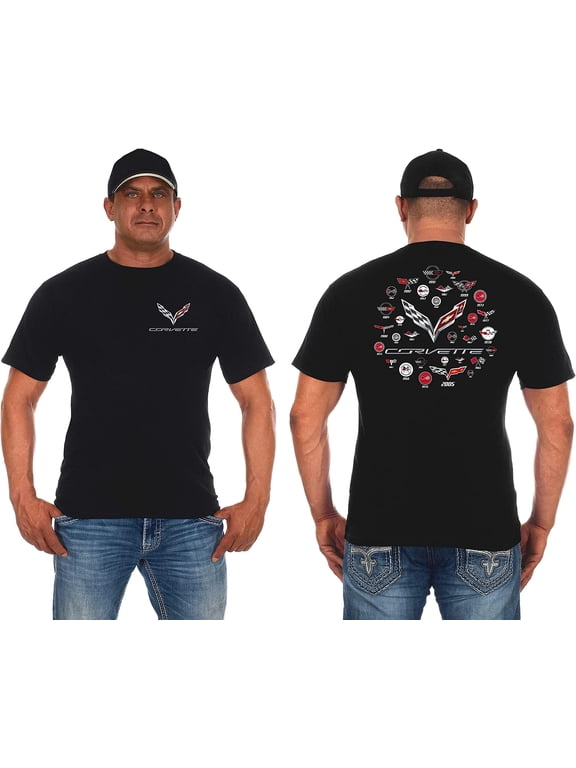 Mens Chevy Corvette Logo T-Shirt