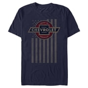 Mens Chevy Made In America Flag Logo T Shirt