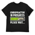 thumbnail image 1 of Mens Chiropractor In Progress Chiropractic Future Chiropractor T-Shirt Black, 1 of 5