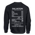 thumbnail image 1 of Mens Chrisitian Sweatshirt Salvation Receipt Jesus Paid All Crewneck Sweatshirt-Black-medium, 1 of 1