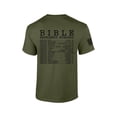 thumbnail image 1 of Mens Christian Bible Emergency Numbers Scripture Short Sleeve T-shirt Graphic Tee-Military-4xl, 1 of 4