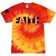 thumbnail image 1 of Mens Christian Faith Jesus Christ American Flag Short Sleeve T-shirt Graphic Tee-Blast Tie Dye-medium, 1 of 1