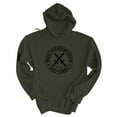 thumbnail image 1 of Mens Christian Hoodie Iron Sharpens Iron Proverbs 27:17 Hooded Sweatshirt Hoodie-Military-large, 1 of 4