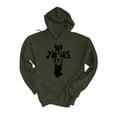 thumbnail image 1 of Mens Christian Hoodie Lion of judah Jesus Faith Hooded Sweatshirt-Military Green-small, 1 of 1