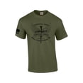 thumbnail image 1 of Mens Christian I Can Do All Things Through Christ Philippians 4:13 Short Sleeve T-shirt Graphic Tee-Military-xl, 1 of 4