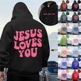 thumbnail image 1 of Mens Christian Jesus Hoodies Faith Religious Graphic Hooded Sweatshirt Spirng Fall Tops Dark Green L, 1 of 6